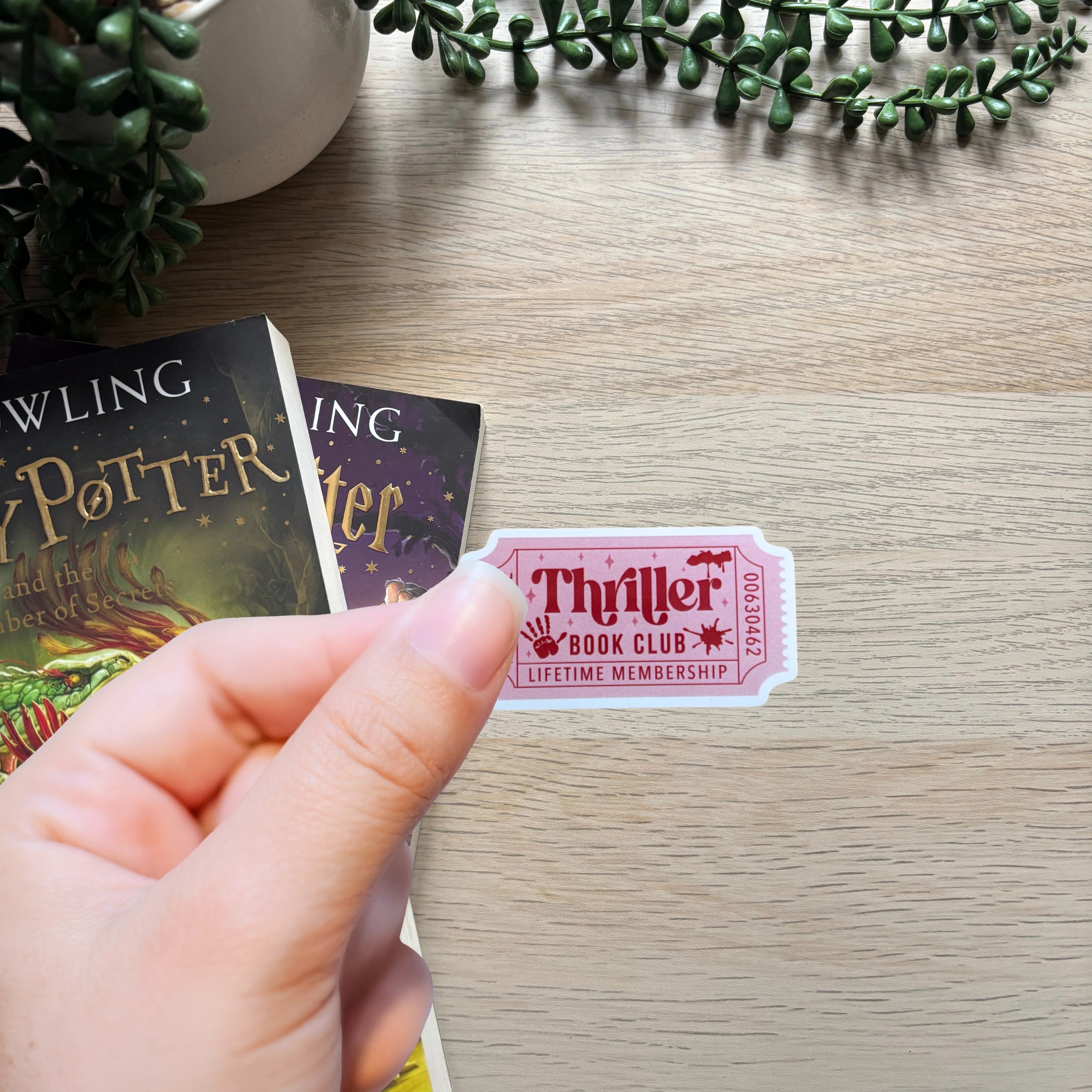 Thriller Bookclub Sticker