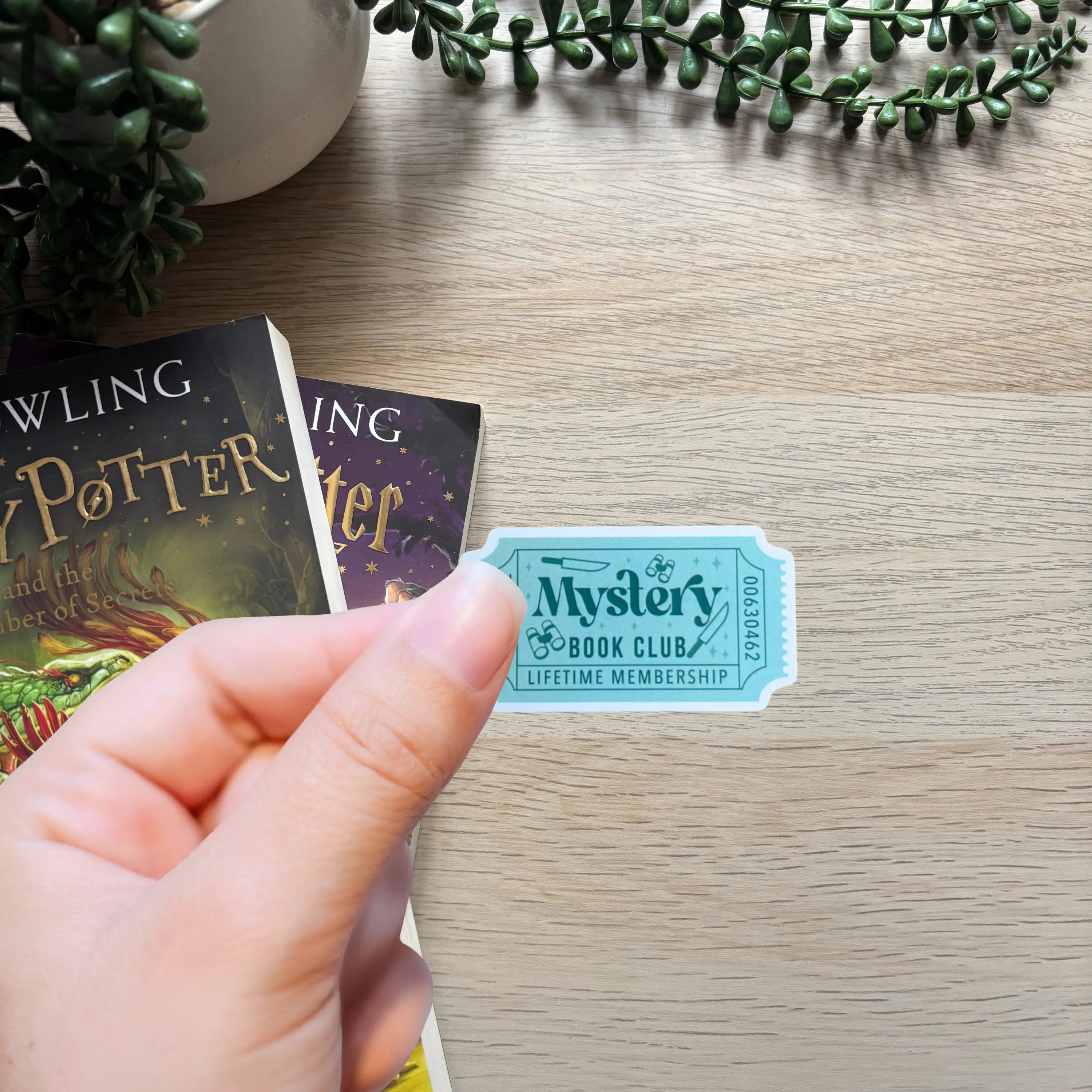 Mystery Bookclub Sticker