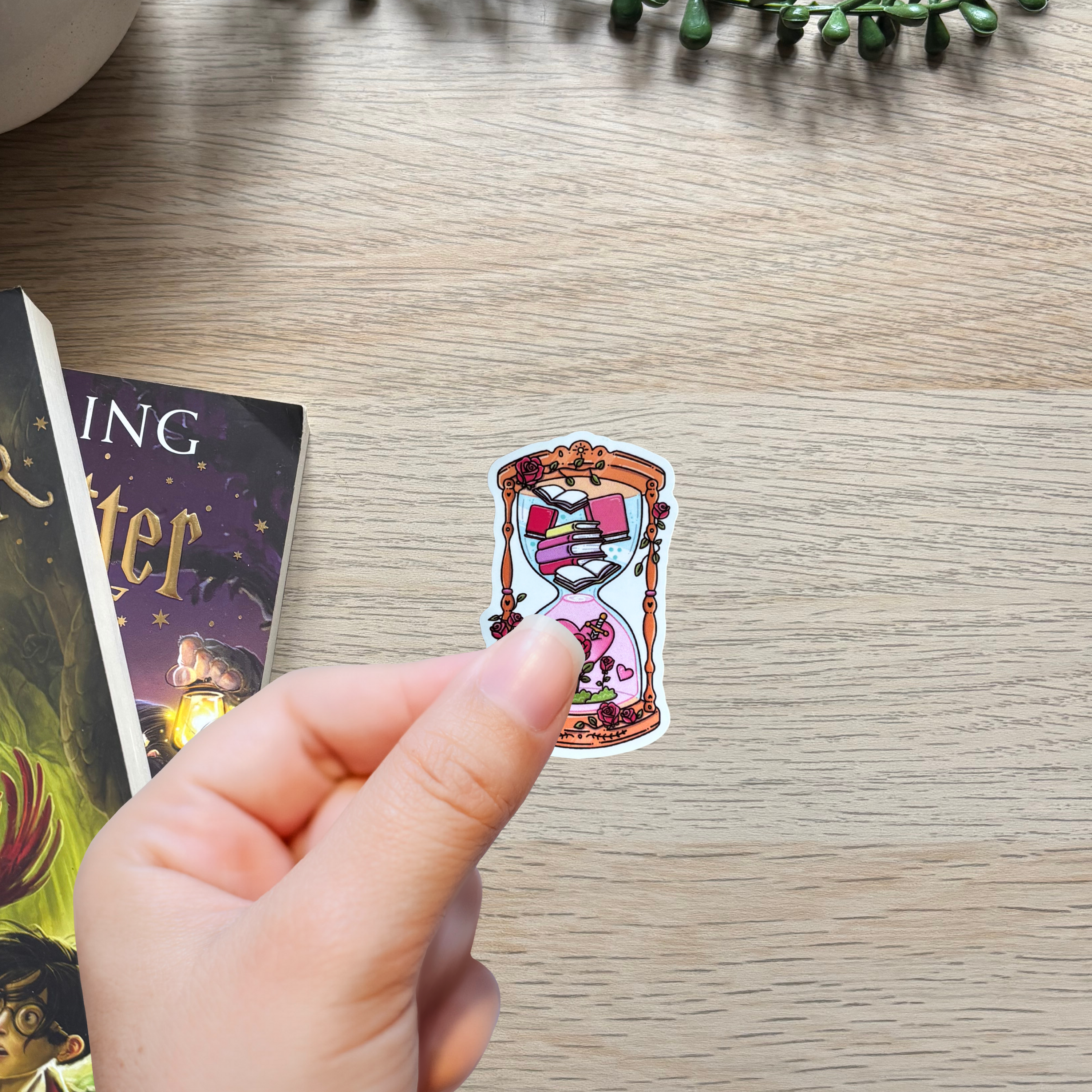 Romance hourglass Sticker
