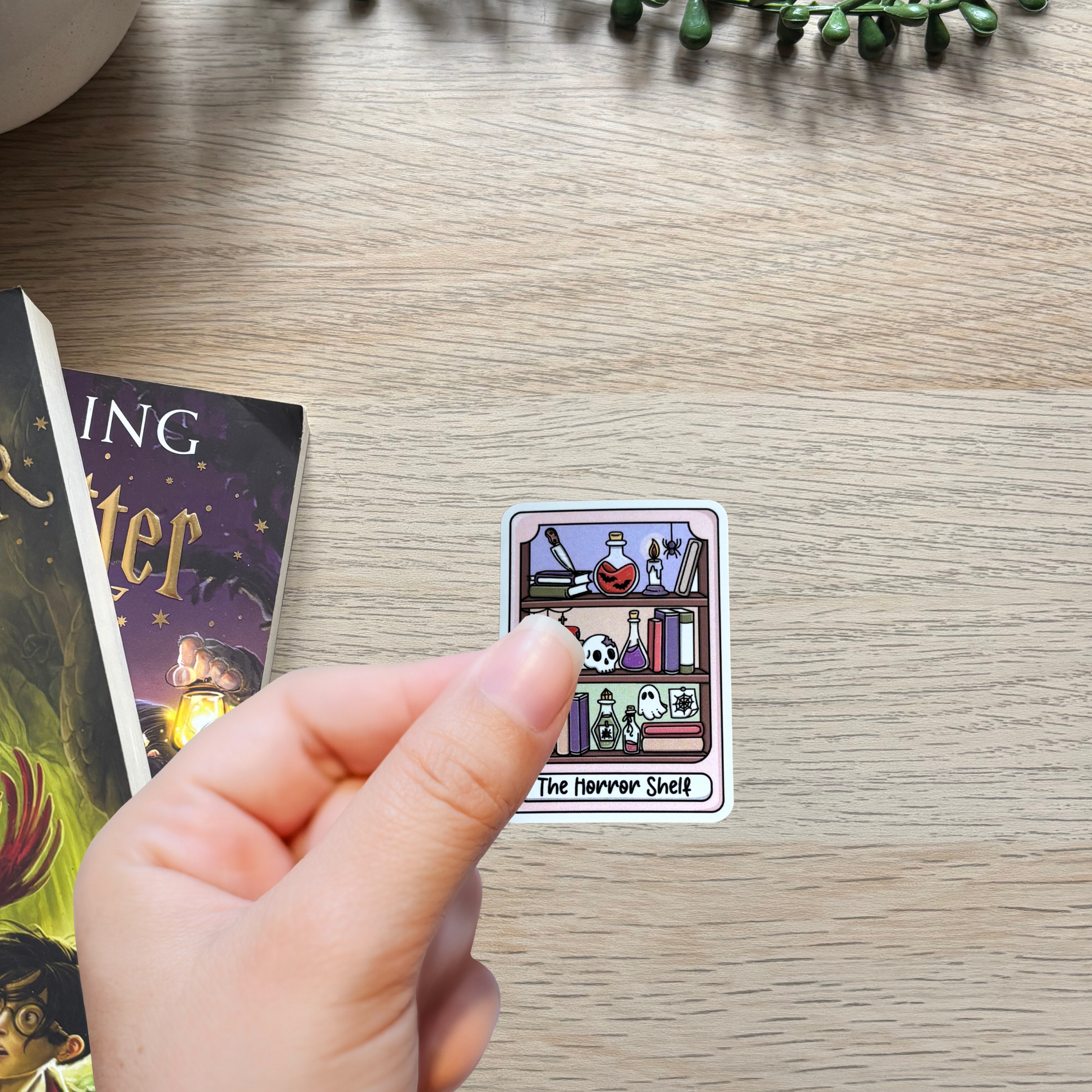 The Horror Shelf Sticker