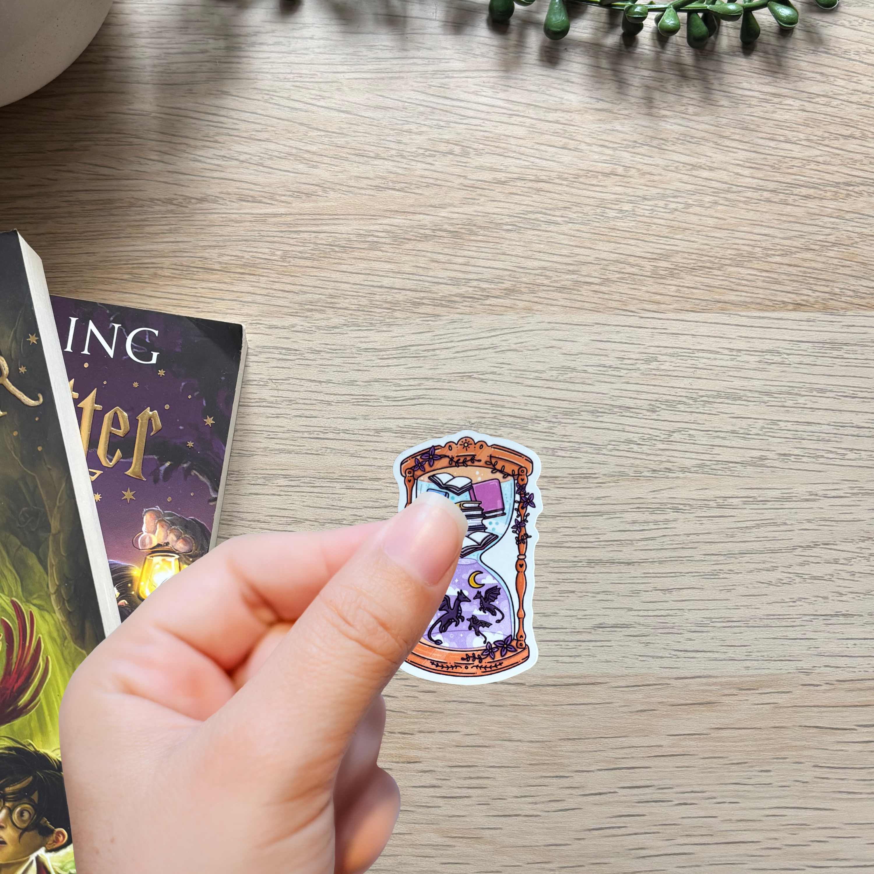 Fantasy Hourglass Sticker