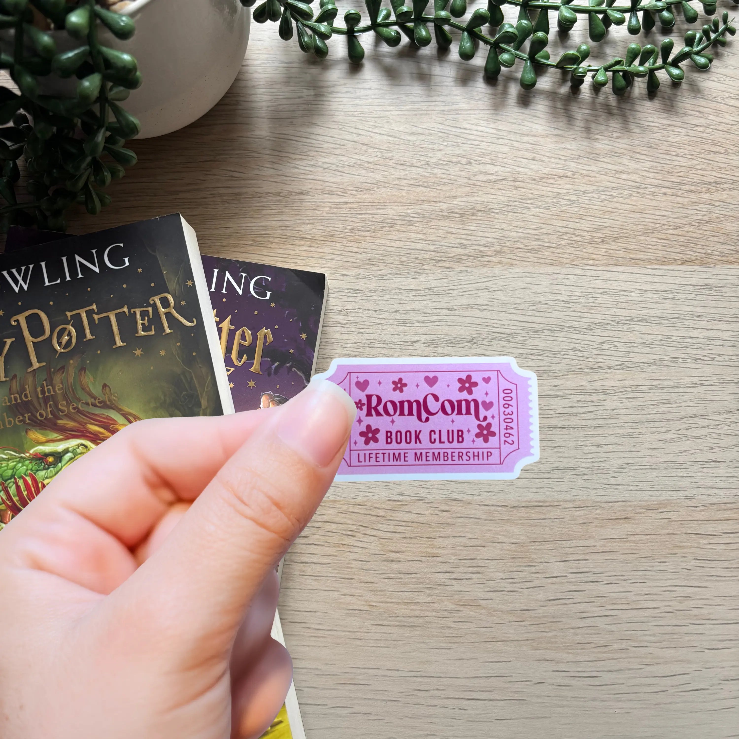 Rom Com Bookclub Sticker
