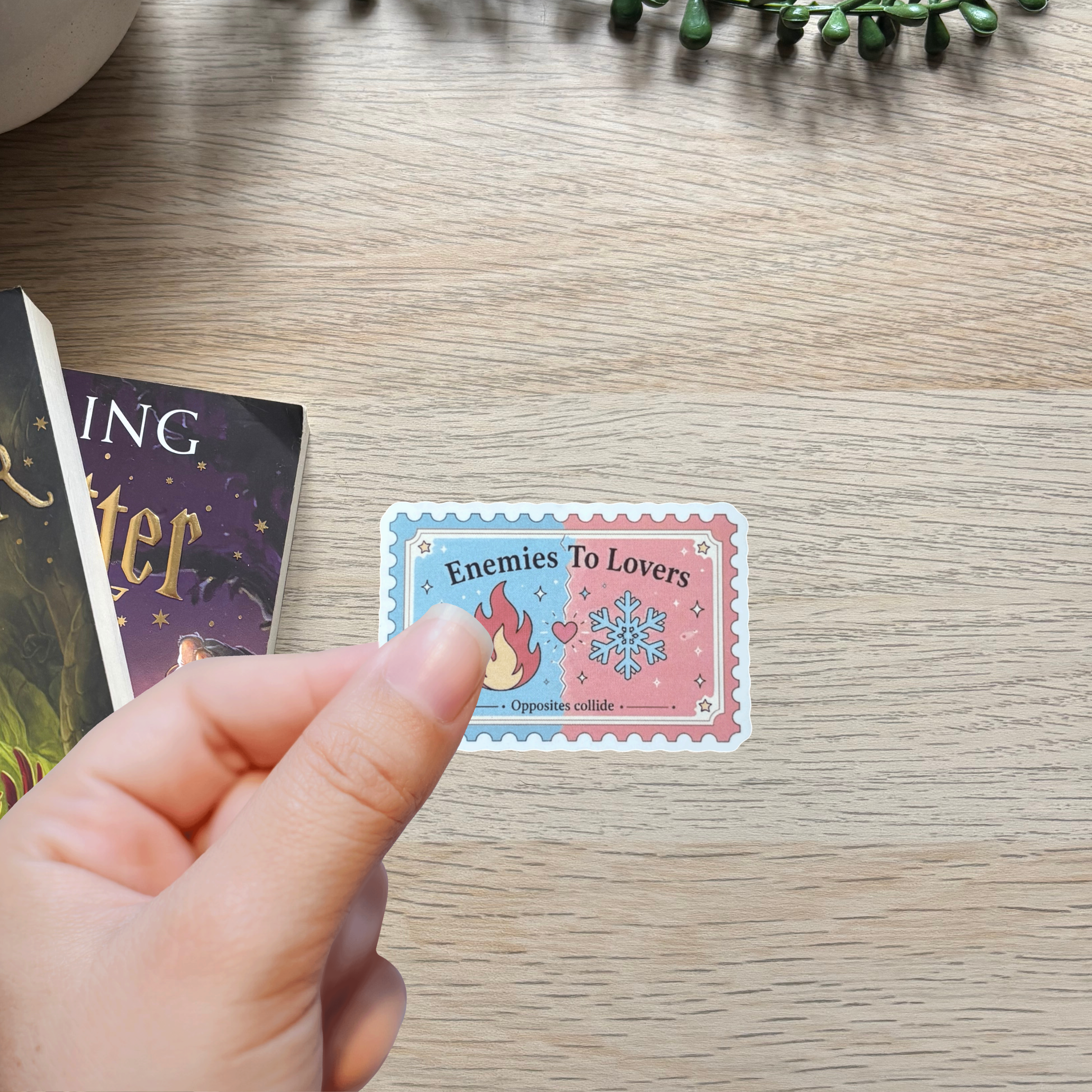 Enemies to Lovers Stamp Sticker