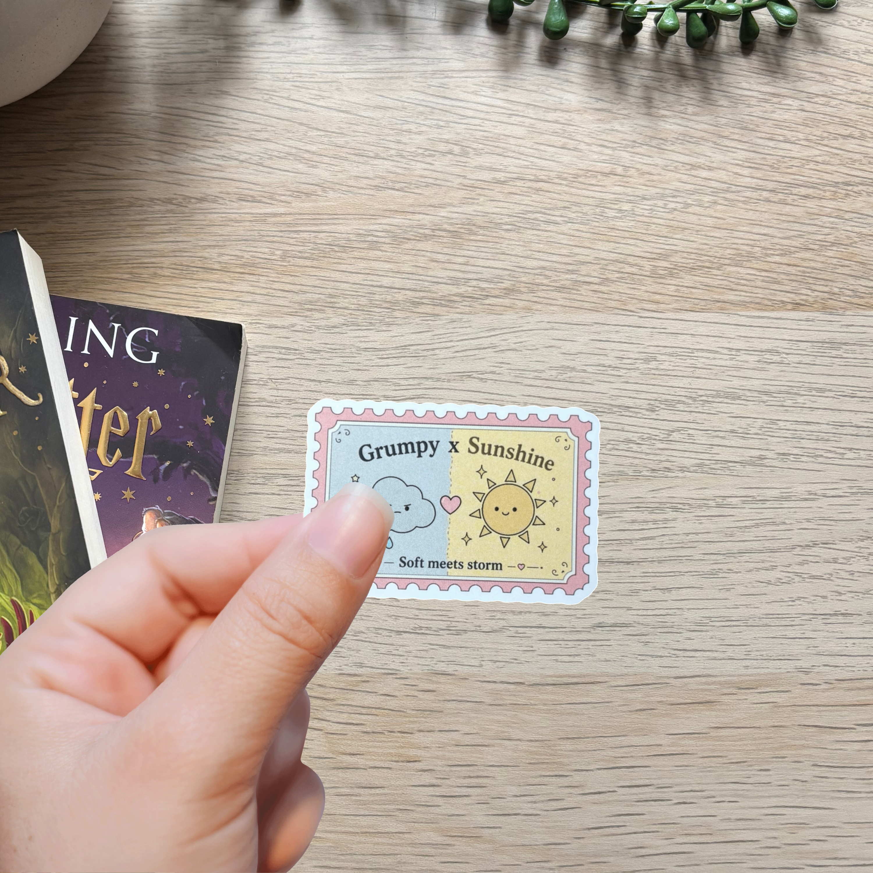 Grumpy Sunshine Stamp Sticker