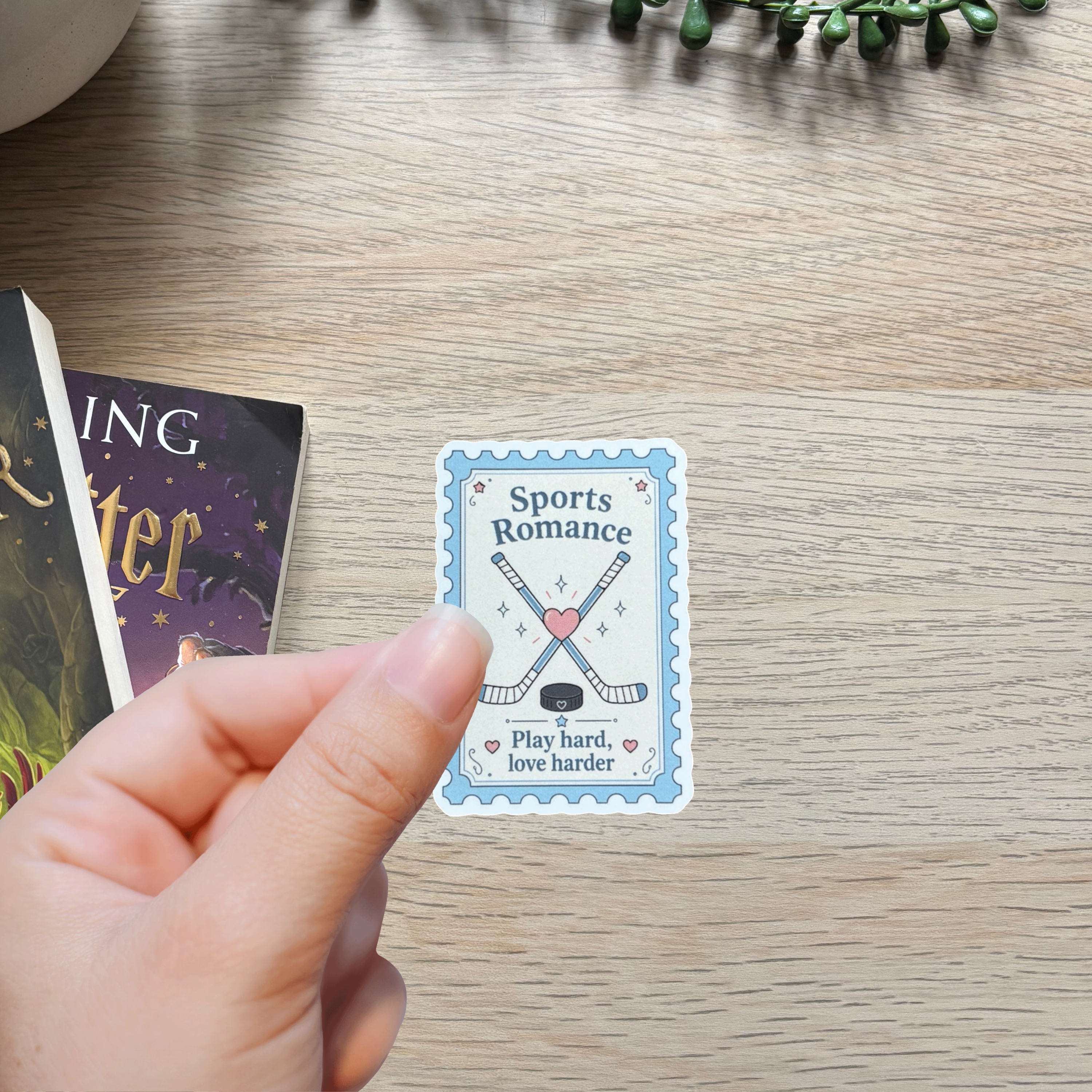 Sports Romance Stamp Sticker