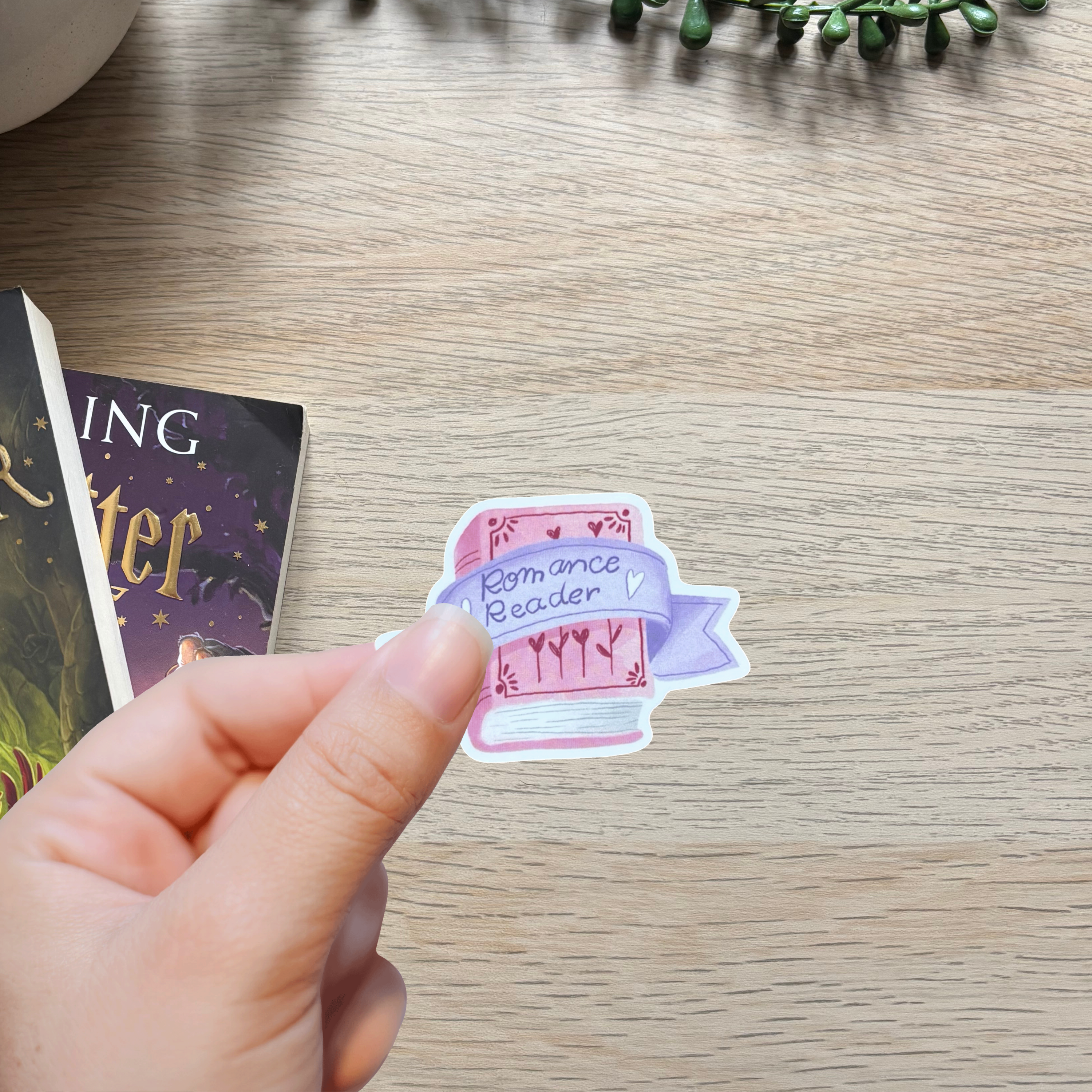 Romance Reader Book Sticker