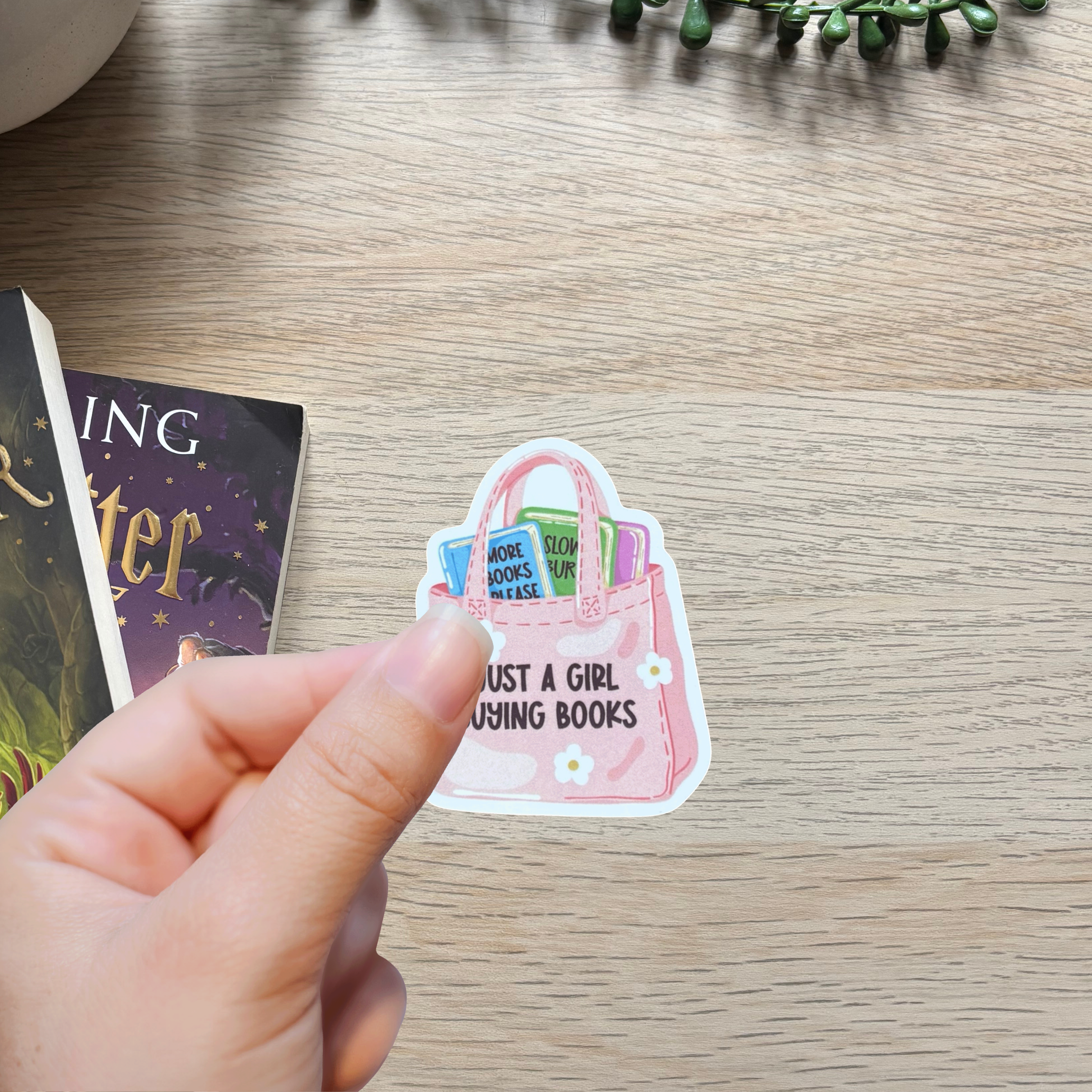 Buying Books Sticker