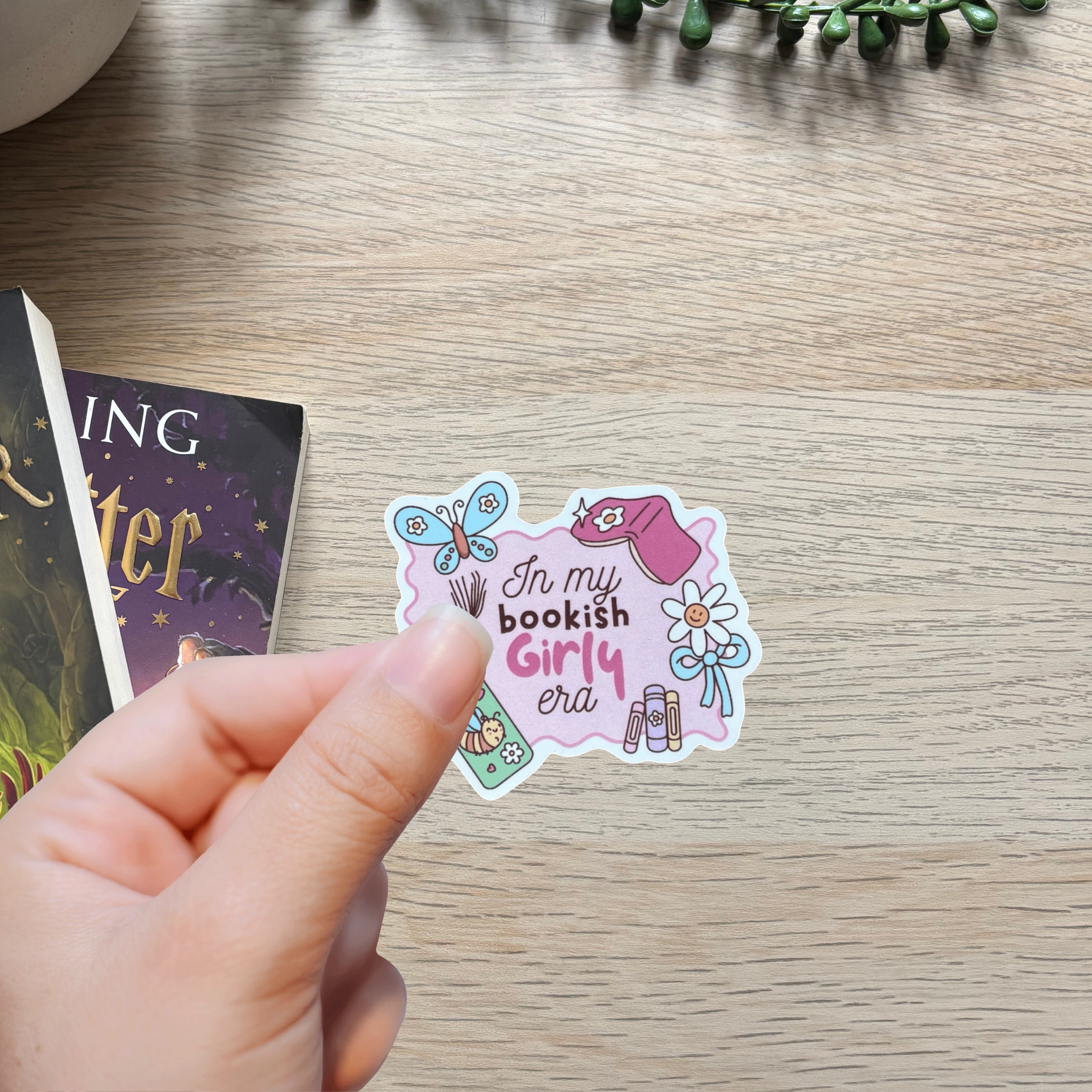 Bookish Girlie Era Sticker