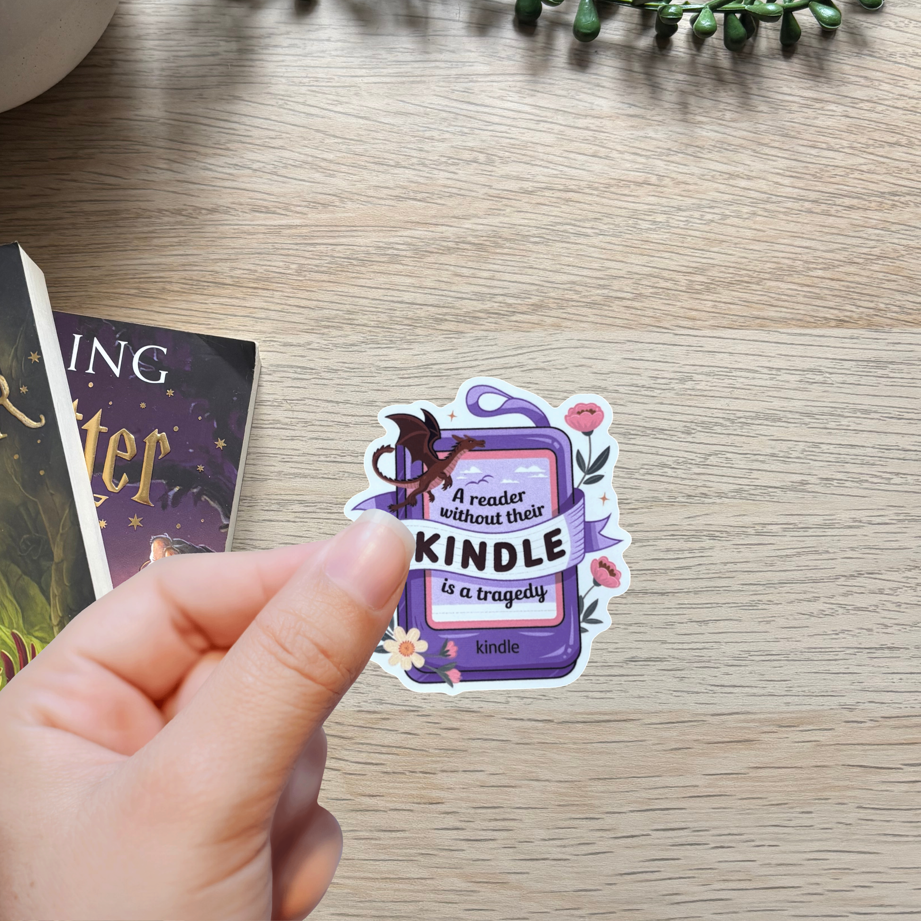 A Reader Kindle Sticker