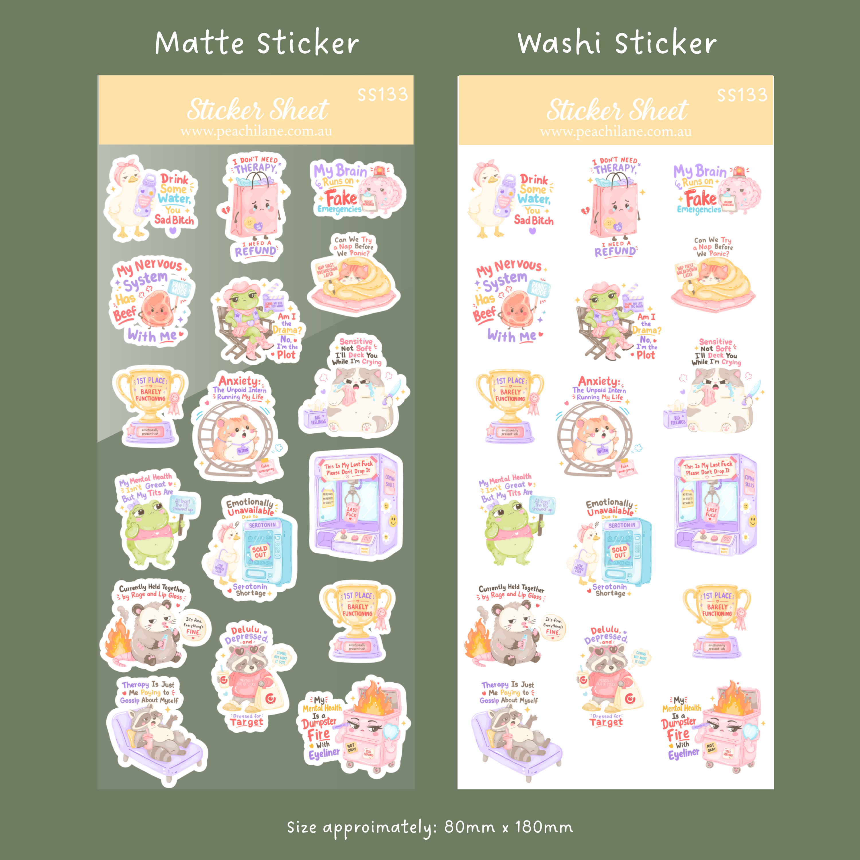 Sticker Sheet 133
