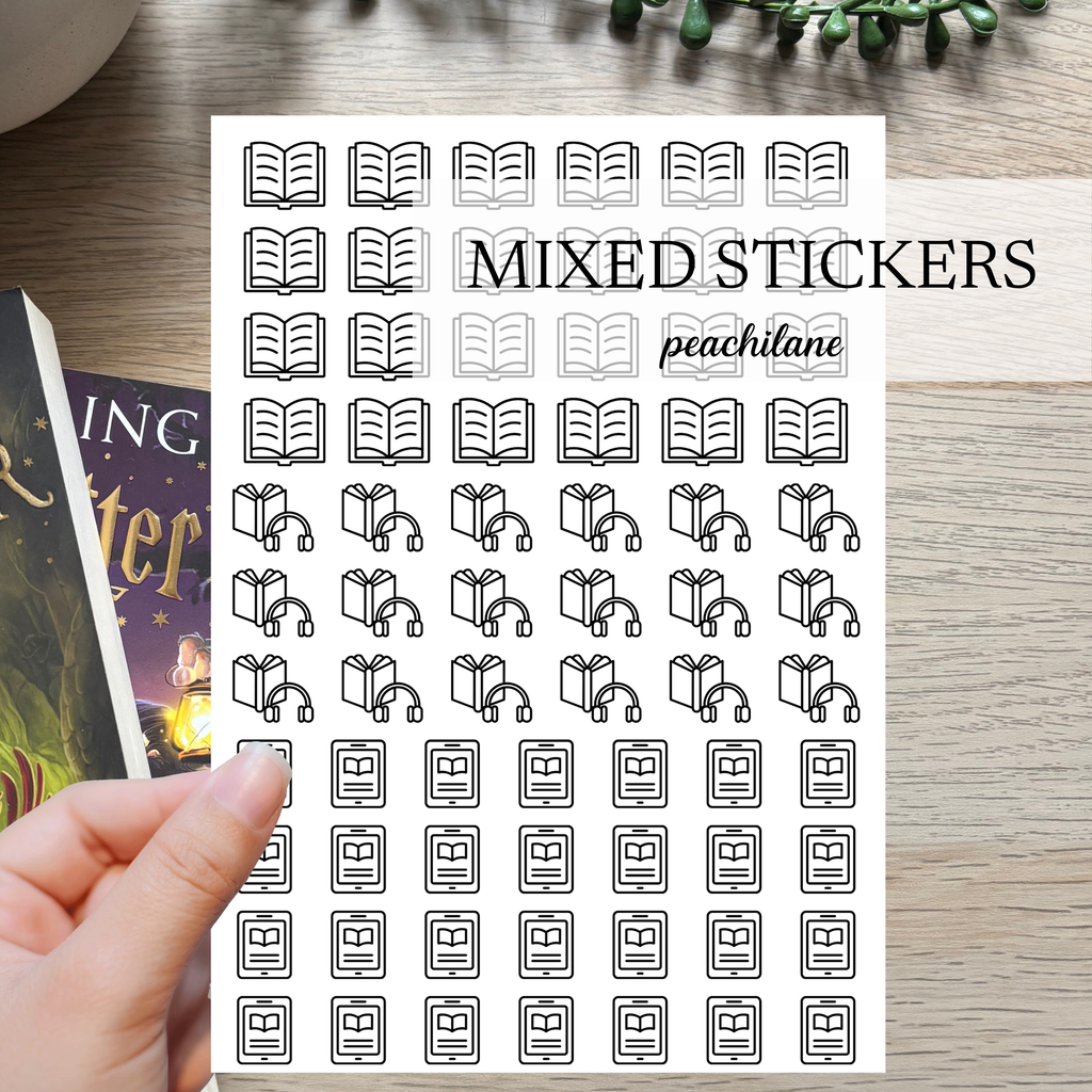 Bookish Essentials Sticker Sheet