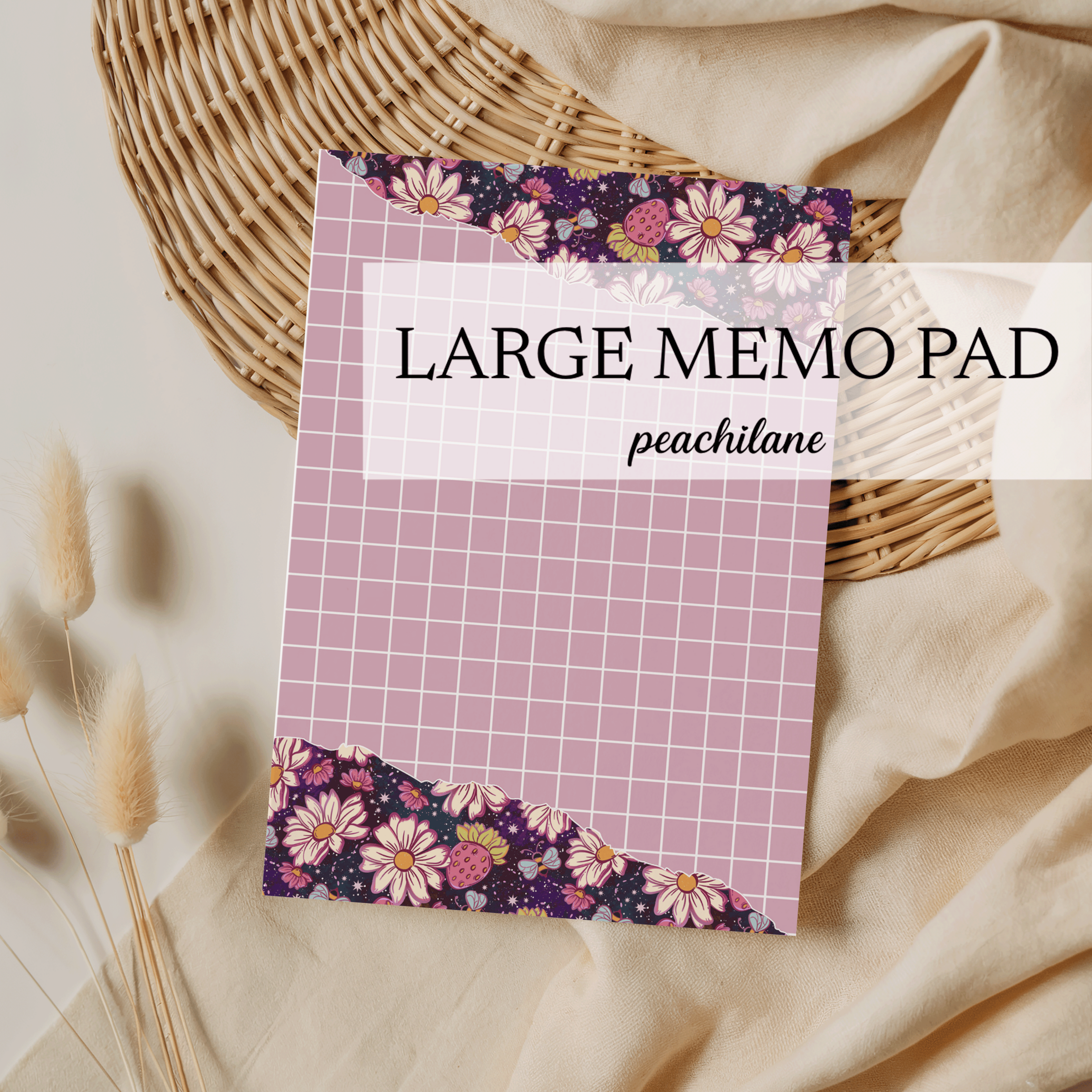 Sweet Berry Large Memo Pad