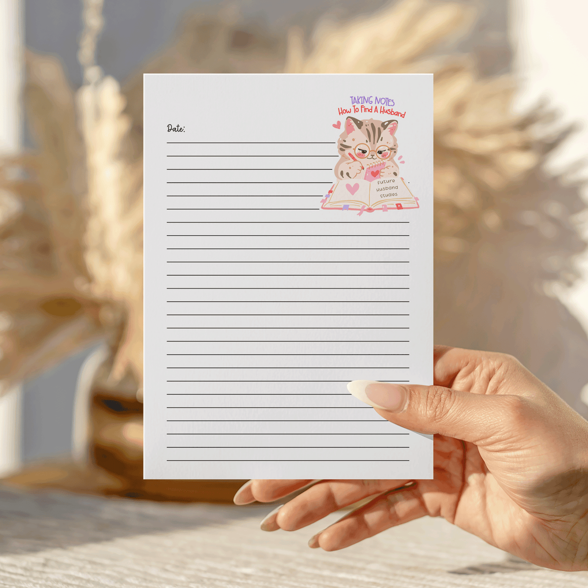 Taking Notes Notepad A5