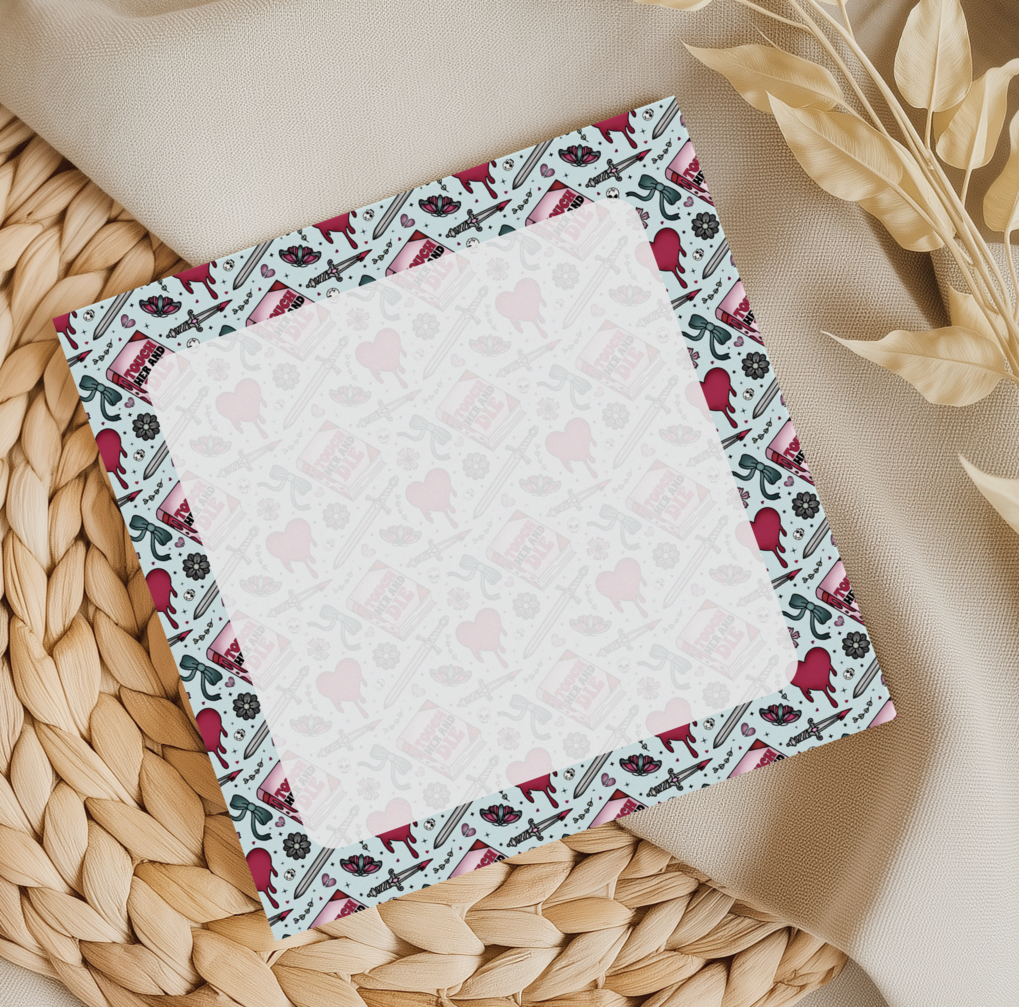 Touch Her Square Memo Pad