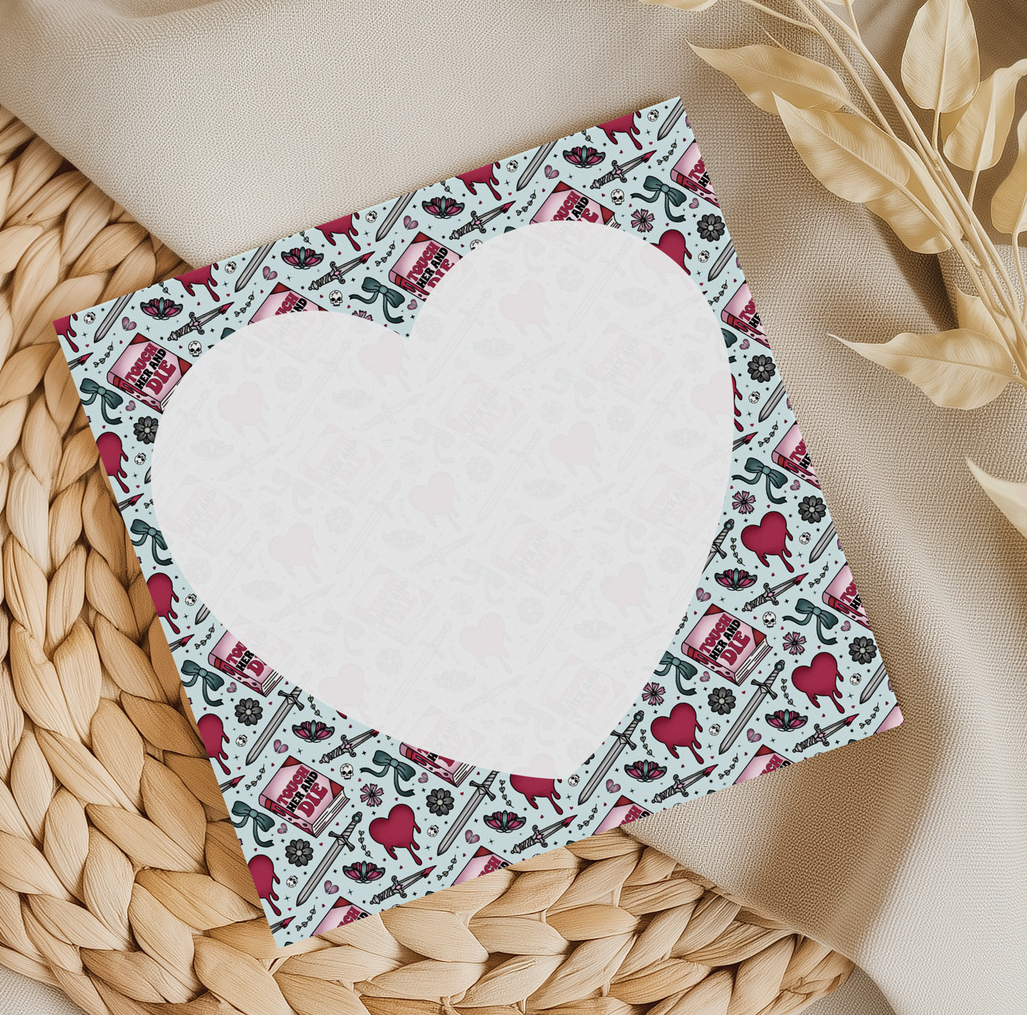 Touch Her Heart Memo Pad
