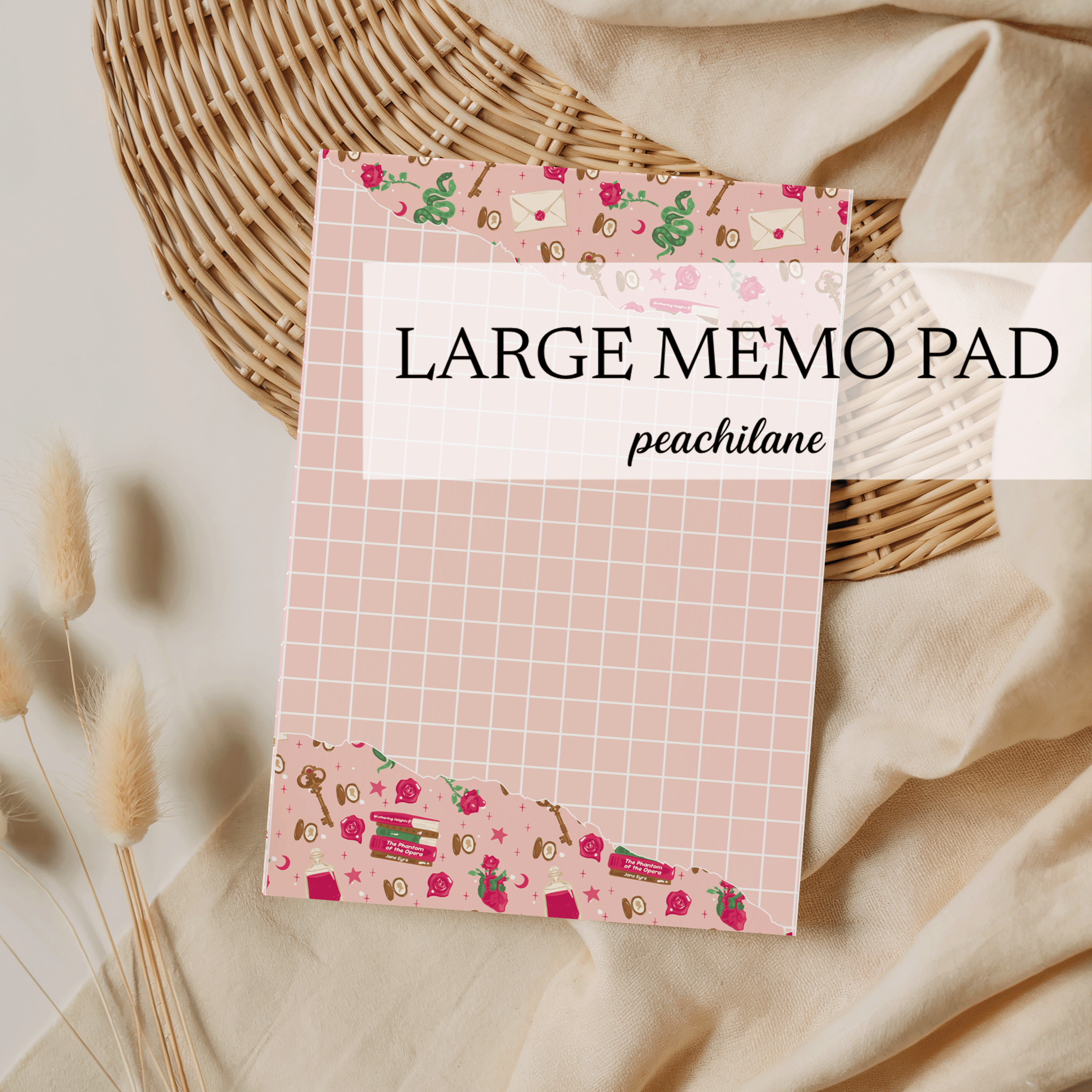 Victorian Romance 1 Large Memo Pad